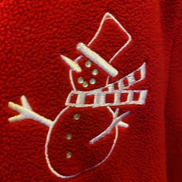 La Vie en Rose red plush super soft robe - Picture 7 of 9